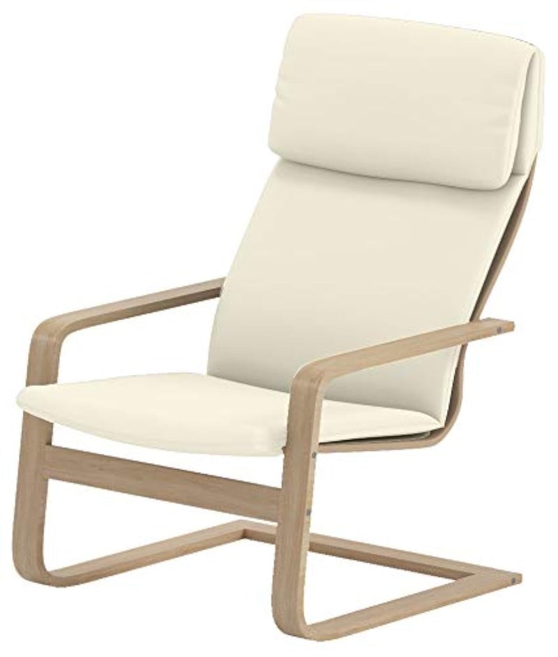 Custom Slipcover Replacement The Pello Chair Cotton Covers Replacement is Custom Made Compatible for IKEA Pello Chair Cover (Or Pello Armchair Slipcover). Multi Color Options (Dark Bluish Gray) - Image 1